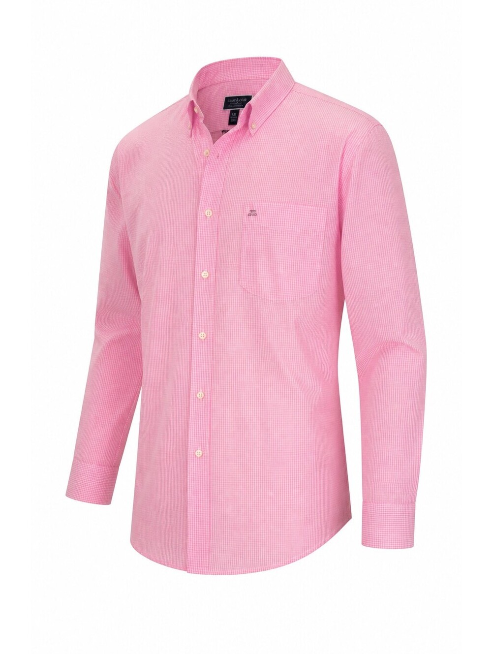 Club Room Men's Regular Fit Performance Dress Shirt Pink 16 1/2 34/35